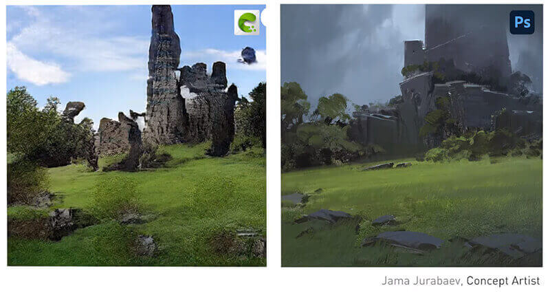 英伟达AI智能绘画工具：NVIDIA Canvas 1.4