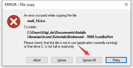 Axialis IconWorkshop 6.91.0安装报错