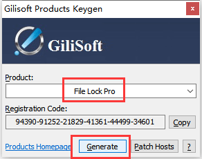 GiliSoft File Lock Pro激活工具