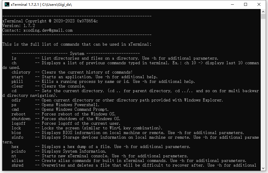 xTerminal 1.7.2.1