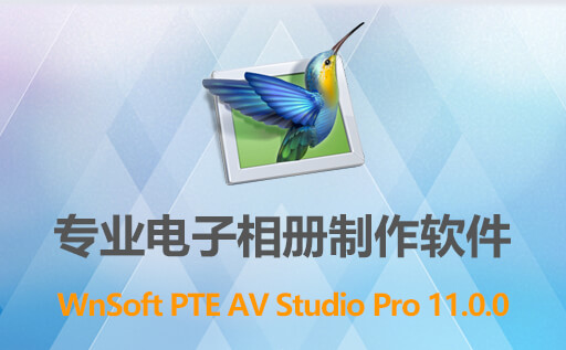 照片转视频软件WnSoft PTE AV Studio Pro 11.0.0 免激活中文版，专业电子相册制作软件下载