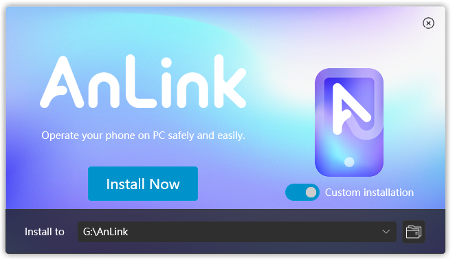 免费安卓投屏软件AnLink